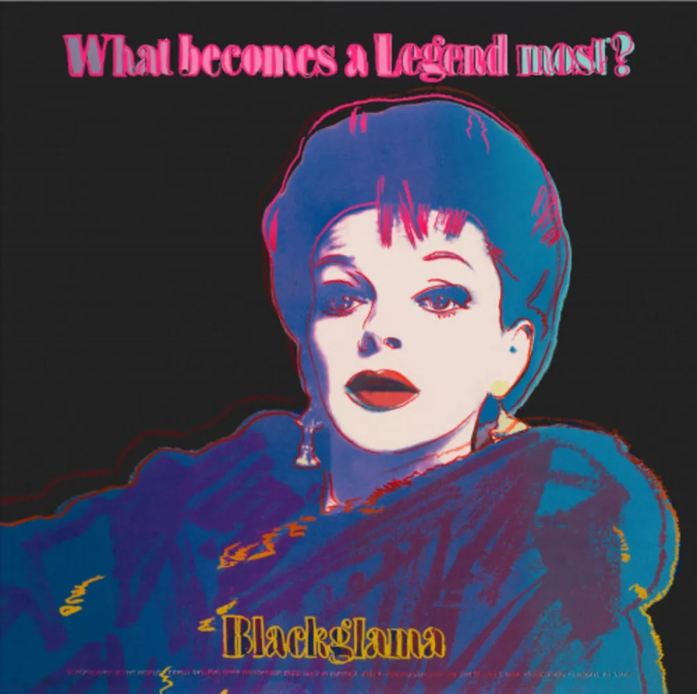 シルクスクリーン Warhol - Blackglama (Judy Garland)