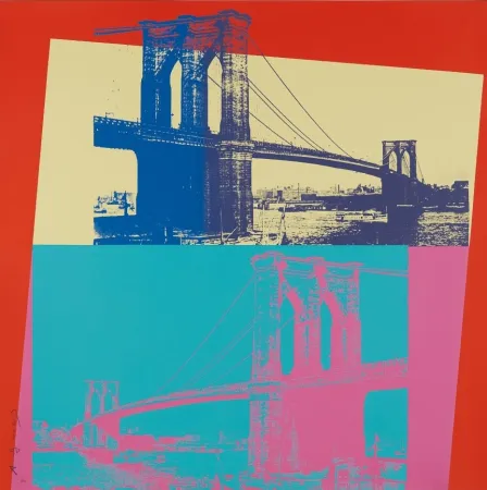 シルクスクリーン Warhol - Brooklyn Bridge
