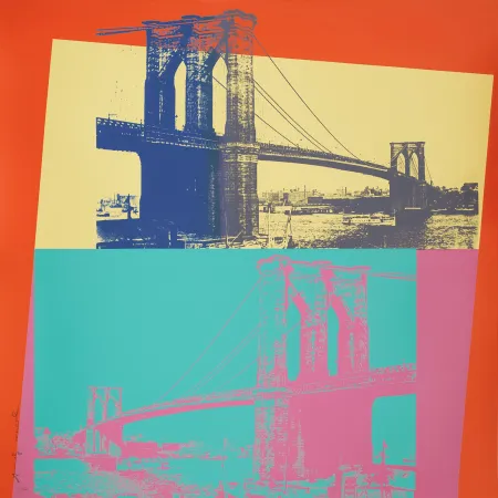 シルクスクリーン Warhol - Brooklyn Bridge (FS II.290)