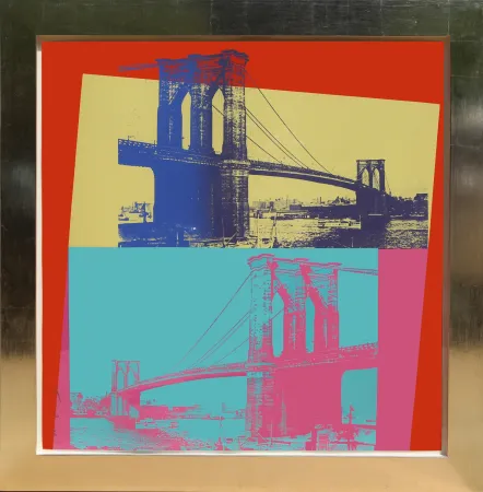 シルクスクリーン Warhol - Brooklyn Bridge (FS II.290)