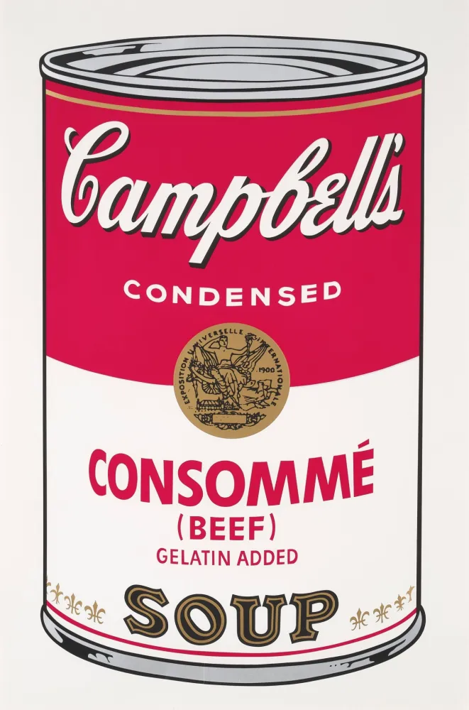 シルクスクリーン Warhol - Campbell's Soup: Consommé (FS II.52)