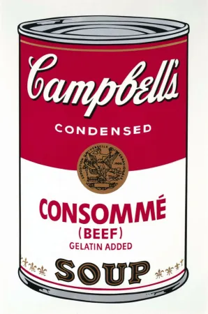 シルクスクリーン Warhol - Campbell's Soup: Consommé (FS II.52)