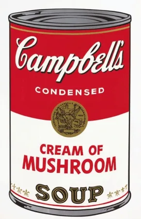 シルクスクリーン Warhol - Campbell's Soup I: Cream of Mushroom by Andy Warhol