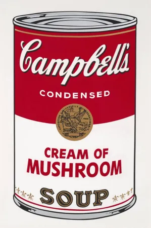 シルクスクリーン Warhol - Campbell’s Soup I: Cream of Mushrooms