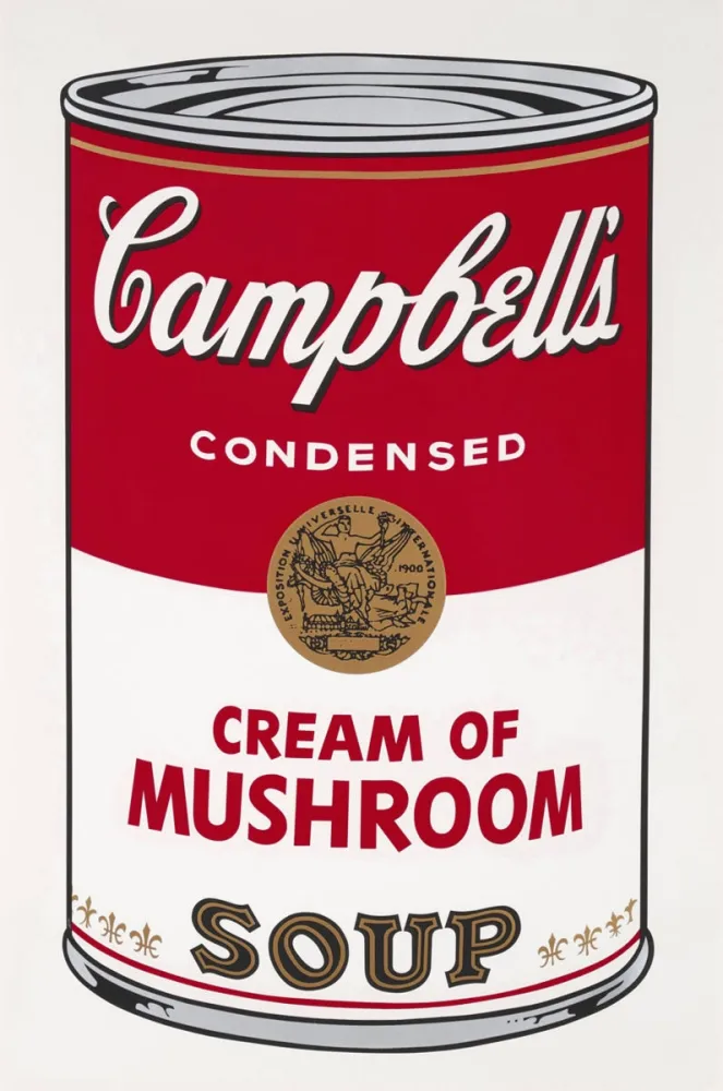 シルクスクリーン Warhol - Campbell’s Soup I: Cream of Mushrooms