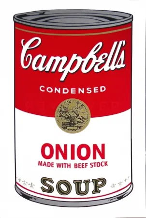 シルクスクリーン Warhol - Campbell's Soup I: Onion (FS II.47)