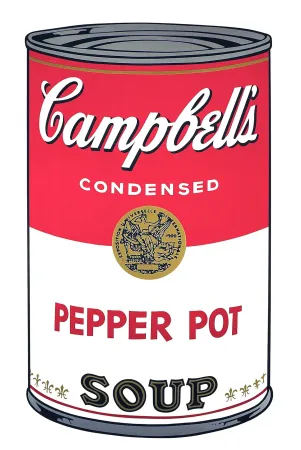 シルクスクリーン Warhol - Campbell’s Soup I: Pepper Pot