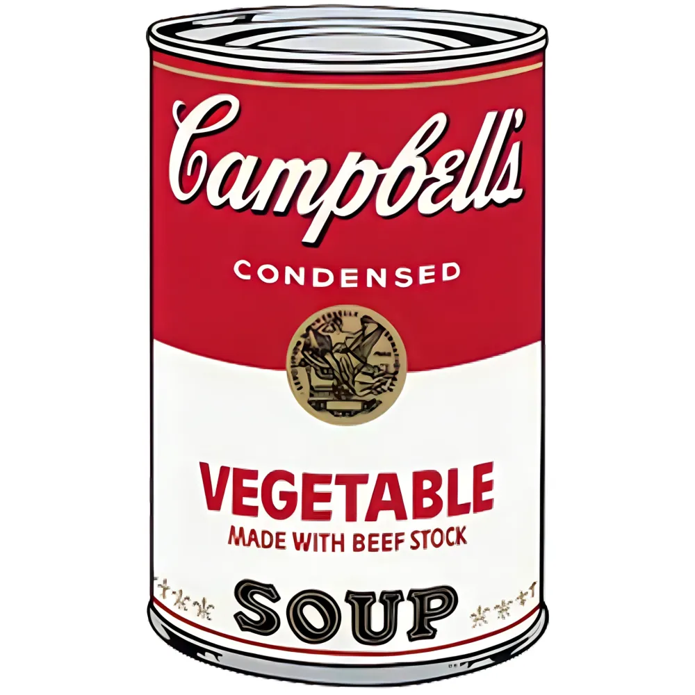 シルクスクリーン Warhol - Campbell's Soup I: Vegetable (FS II.48)