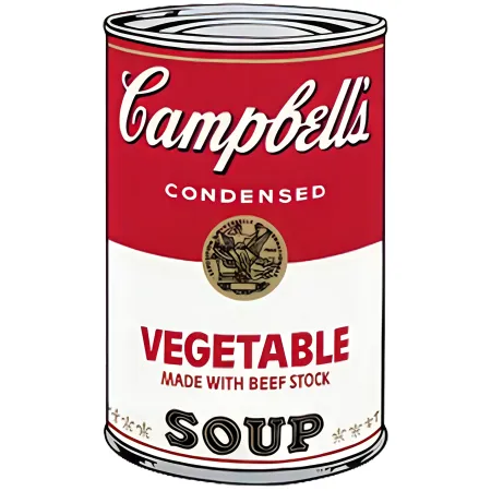 シルクスクリーン Warhol - Campbell's Soup I: Vegetable (FS II.48)