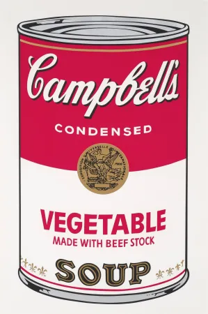 シルクスクリーン Warhol - Campbell's Soup I: Vegetable (FS II.48)