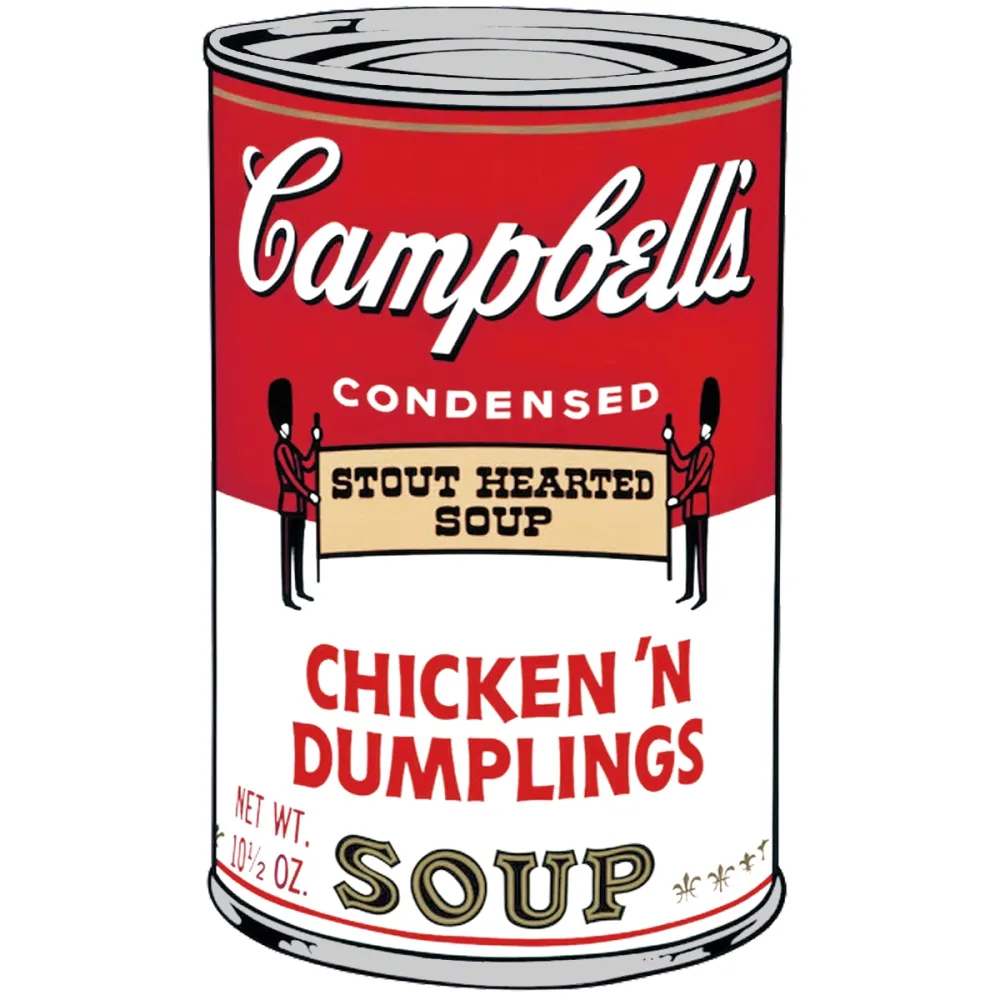 シルクスクリーン Warhol - Campbells Soup II: Chicken N Dumplings (FS II.58)
