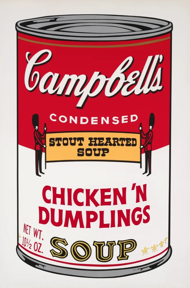 シルクスクリーン Warhol - Campbells Soup II: Chicken N Dumplings (FS II.58)