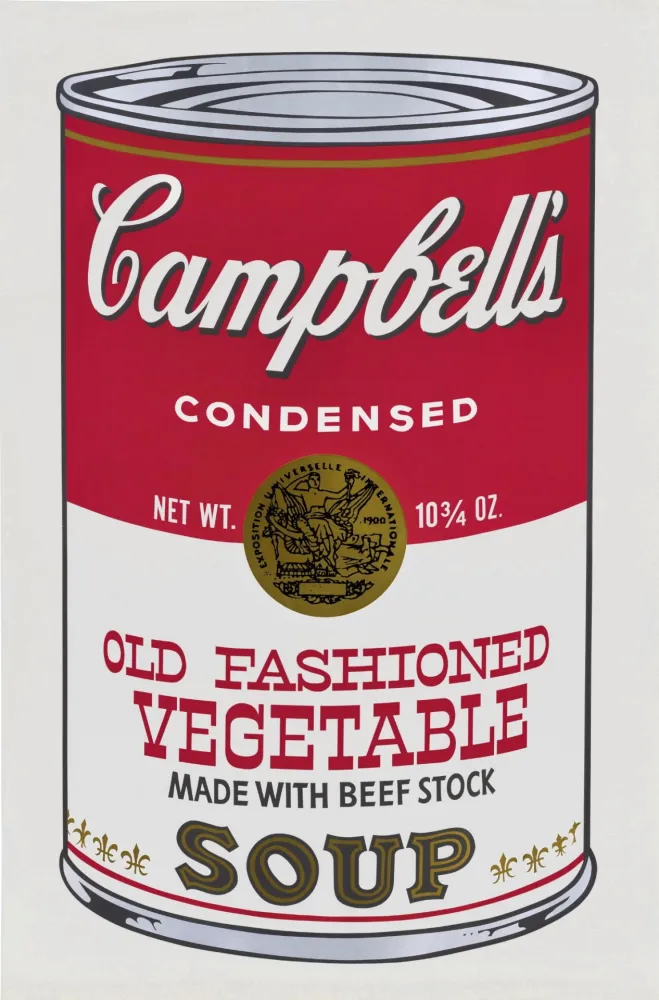 シルクスクリーン Warhol - Campbell's Soup II: Old Fashioned Vegetable