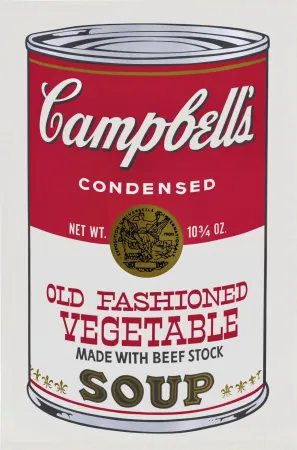 シルクスクリーン Warhol - Campbell's Soup II: Old Fashioned Vegetable