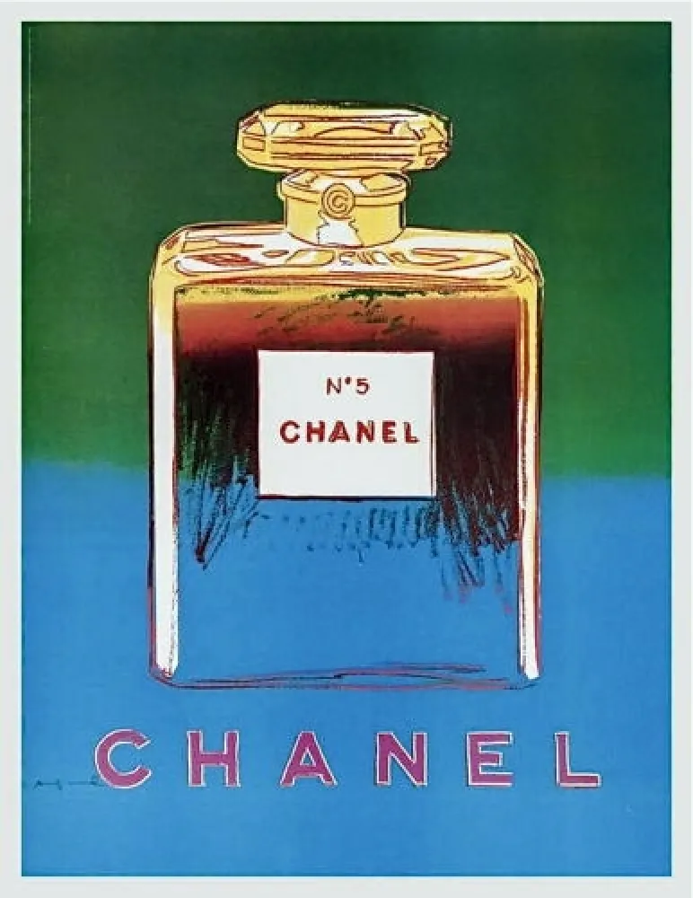 掲示 Warhol - Chanel (bleue et jaune ) ,1997