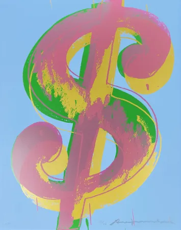 シルクスクリーン Warhol - Dollar Sign (1) 277