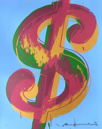 シルクスクリーン Warhol - Dollar Sign (1) 277