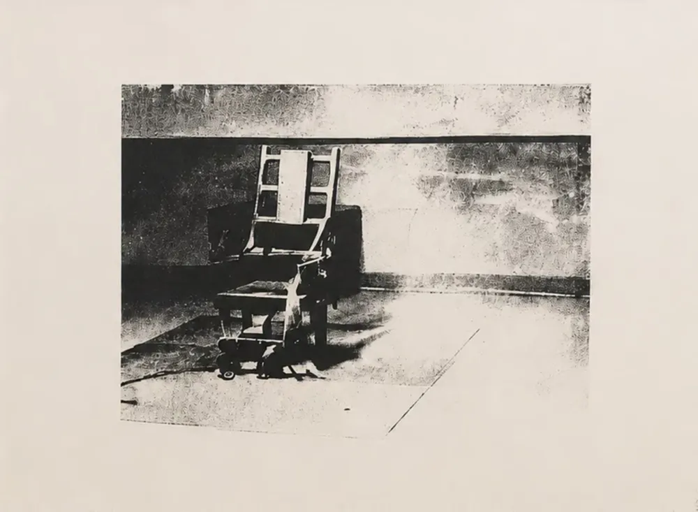 シルクスクリーン Warhol - Electric chair