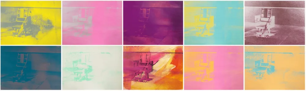 シルクスクリーン Warhol - Electric Chair Complete Portfolio
