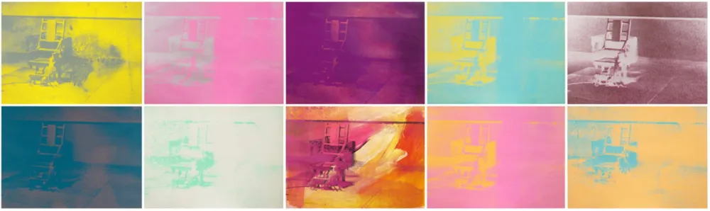 シルクスクリーン Warhol - Electric Chair Complete Portfolio