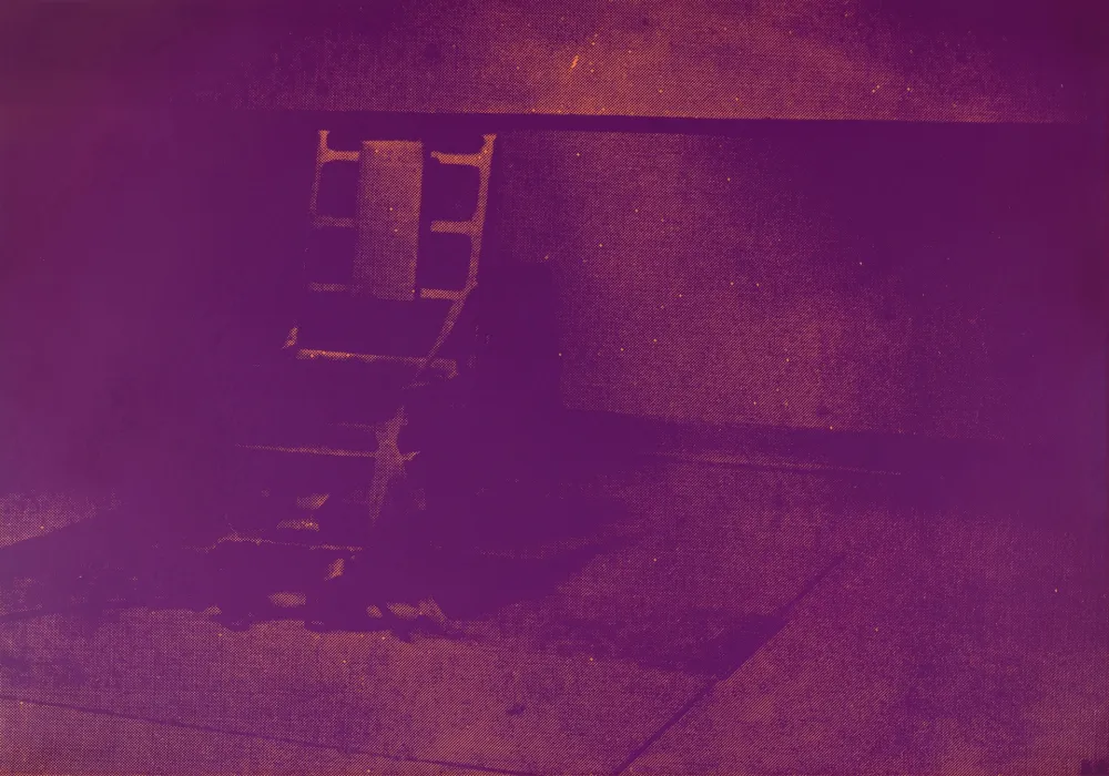 シルクスクリーン Warhol - ELECTRIC CHAIR FS II.76