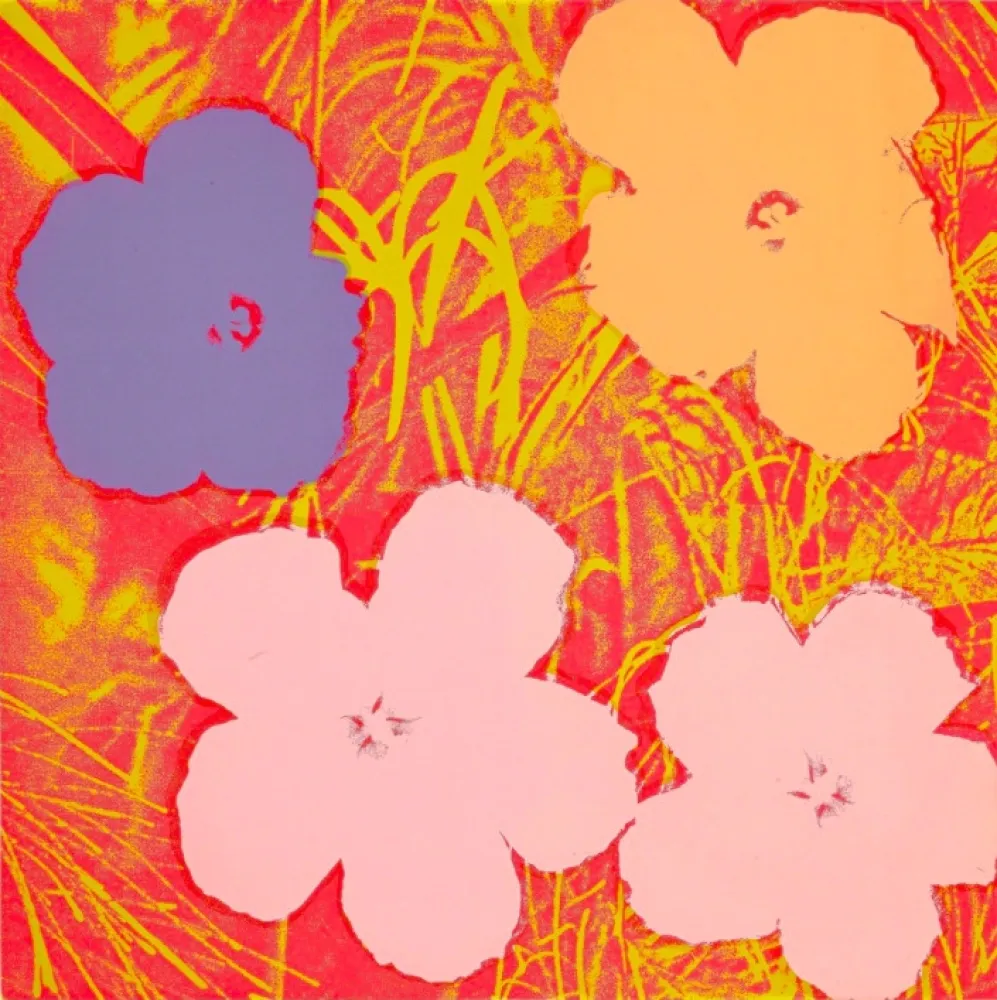 シルクスクリーン Warhol - Flowers 69