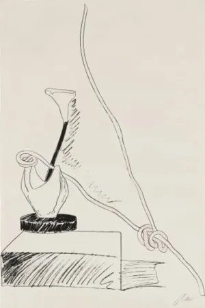 シルクスクリーン Warhol - Flowers (Black and White), FS II.101