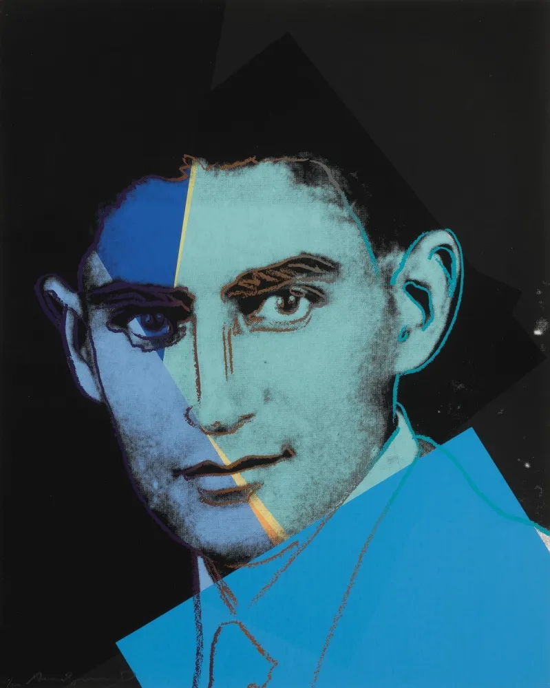 シルクスクリーン Warhol -  Franz Kafka