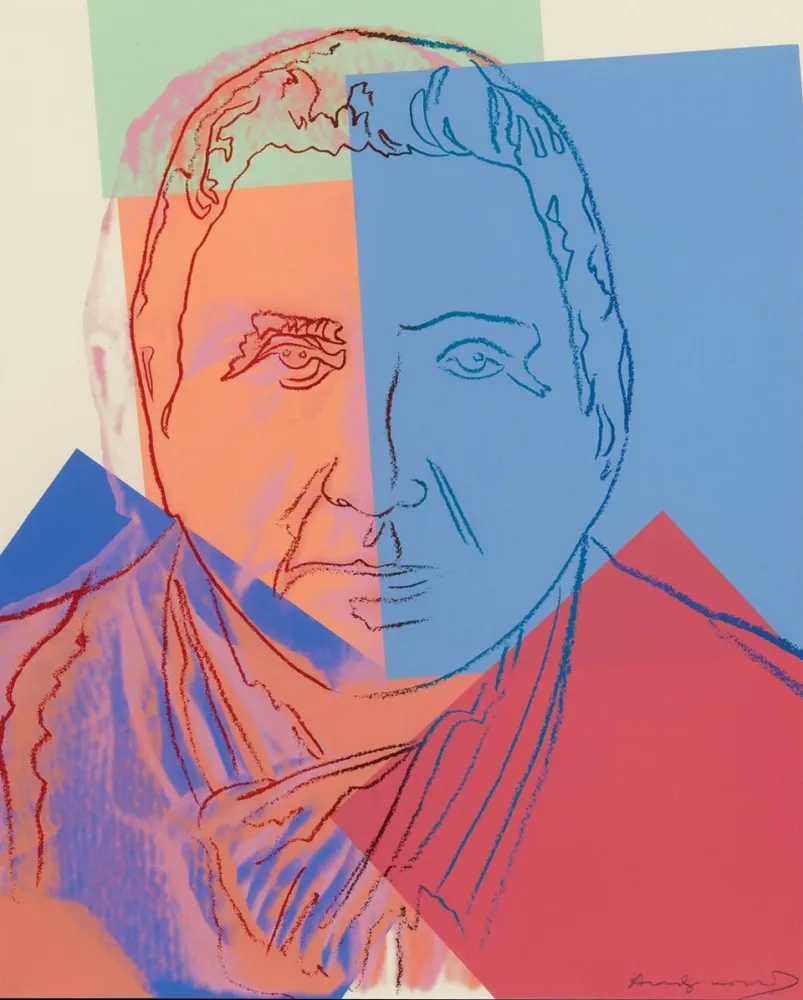 シルクスクリーン Warhol - Gertrude Stein (FS II.227) 