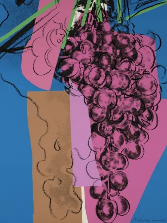 シルクスクリーン Warhol - Grapes (FS II.192)