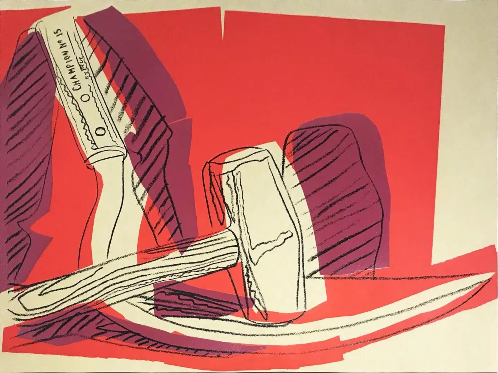 シルクスクリーン Warhol - Hammer & Sickle