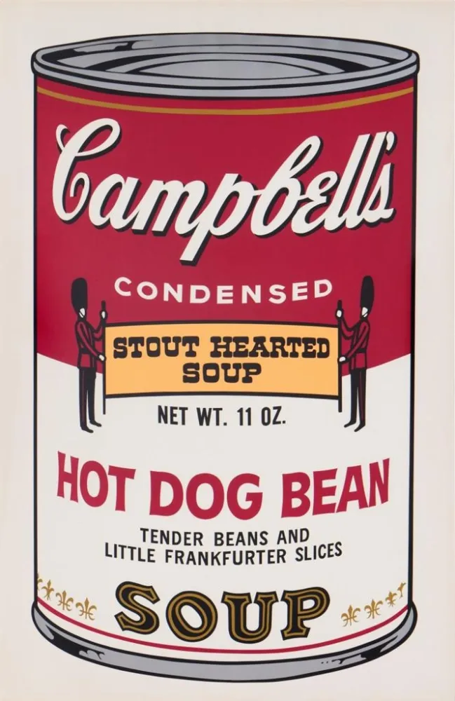 シルクスクリーン Warhol - Hot Dog Bean, II.59 from the Campbell's Soup II Portfolio