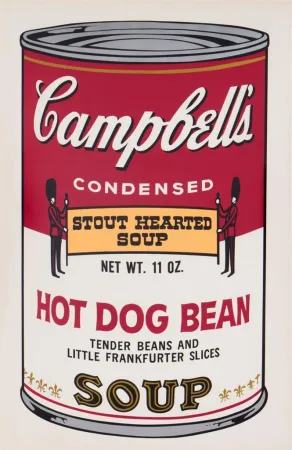 シルクスクリーン Warhol - Hot Dog Bean, II.59 from the Campbell's Soup II Portfolio