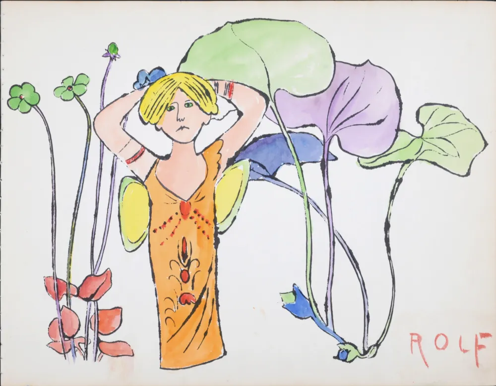 リトグラフ Warhol - In the Bottom of My Garden (F), 1956