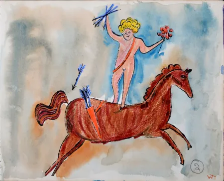 リトグラフ Warhol - In the Bottom of My Garden (G), 1956