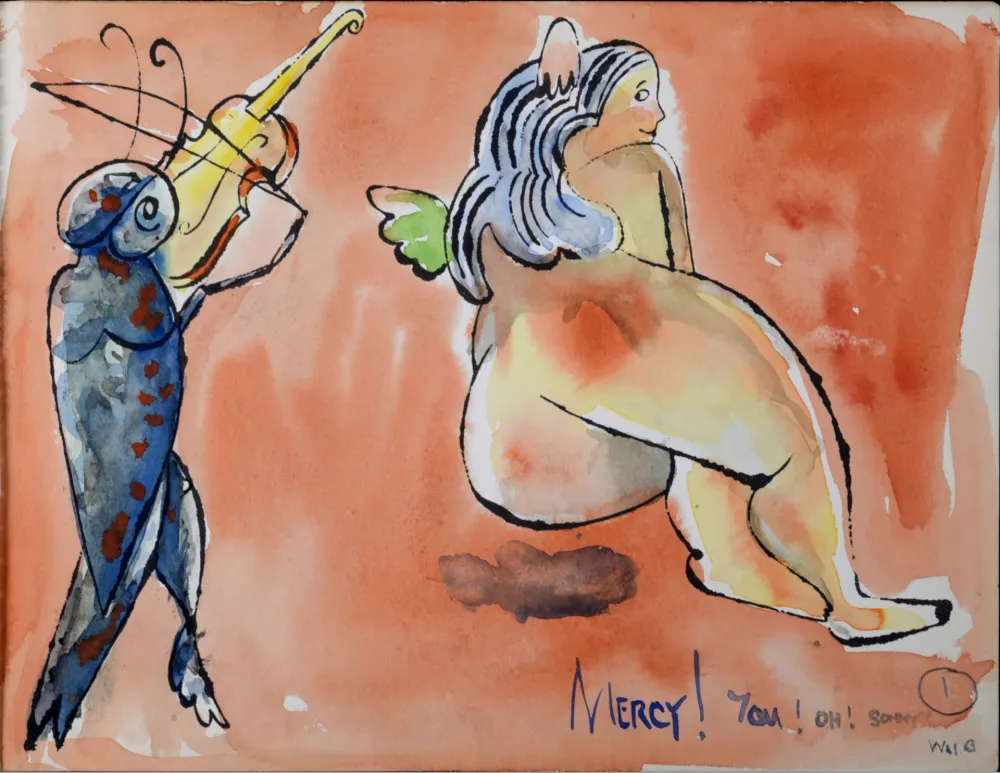 リトグラフ Warhol - In the Bottom of My Garden (J), 1956