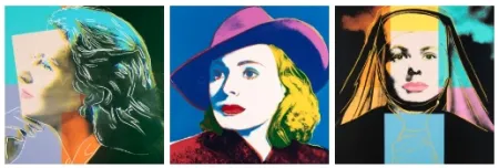 シルクスクリーン Warhol - Ingrid Bergman Portfolio