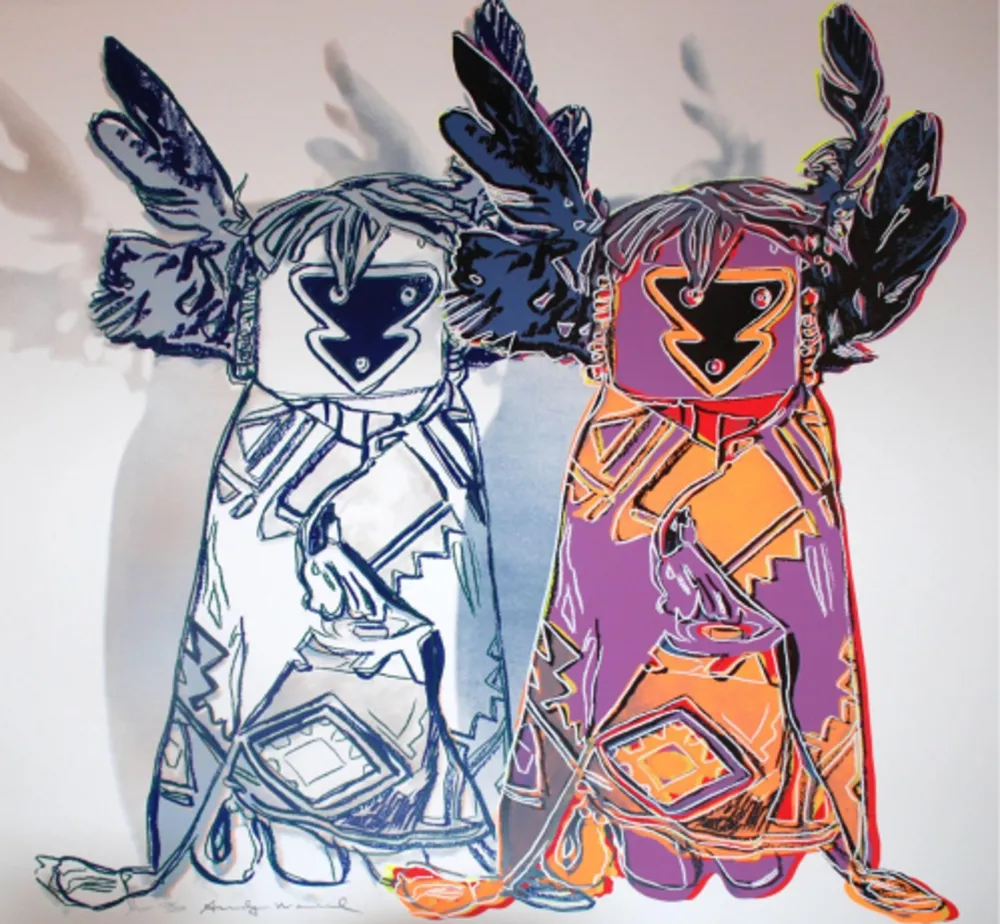 シルクスクリーン Warhol - Kachina Doll