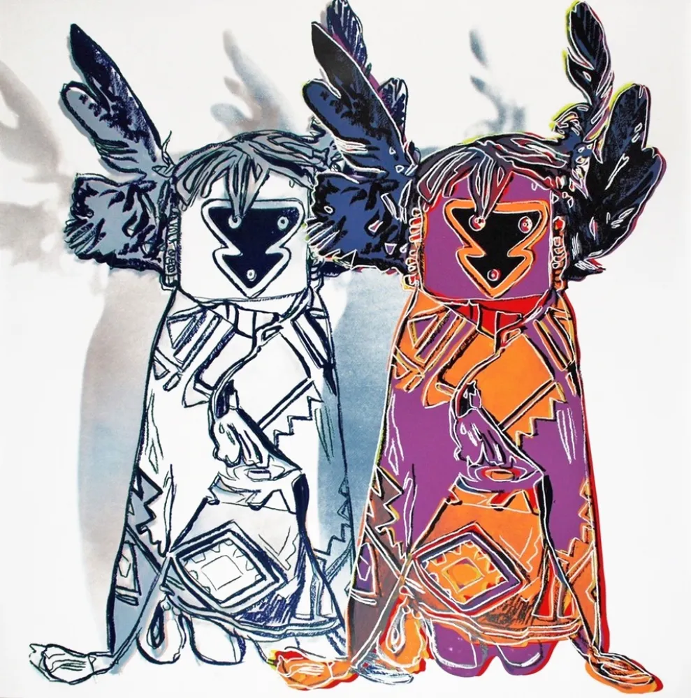 シルクスクリーン Warhol - Kachina Dolls (FS II.381)