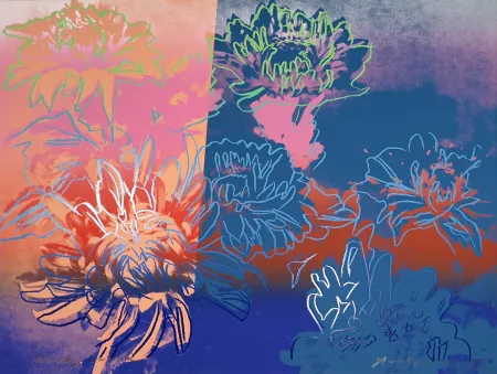 シルクスクリーン Warhol - Kiku (FS II.309)