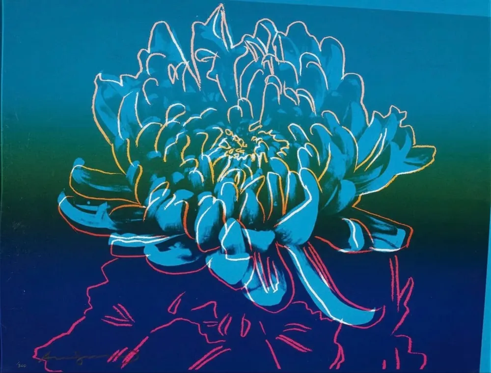 シルクスクリーン Warhol - Kiku, II.307