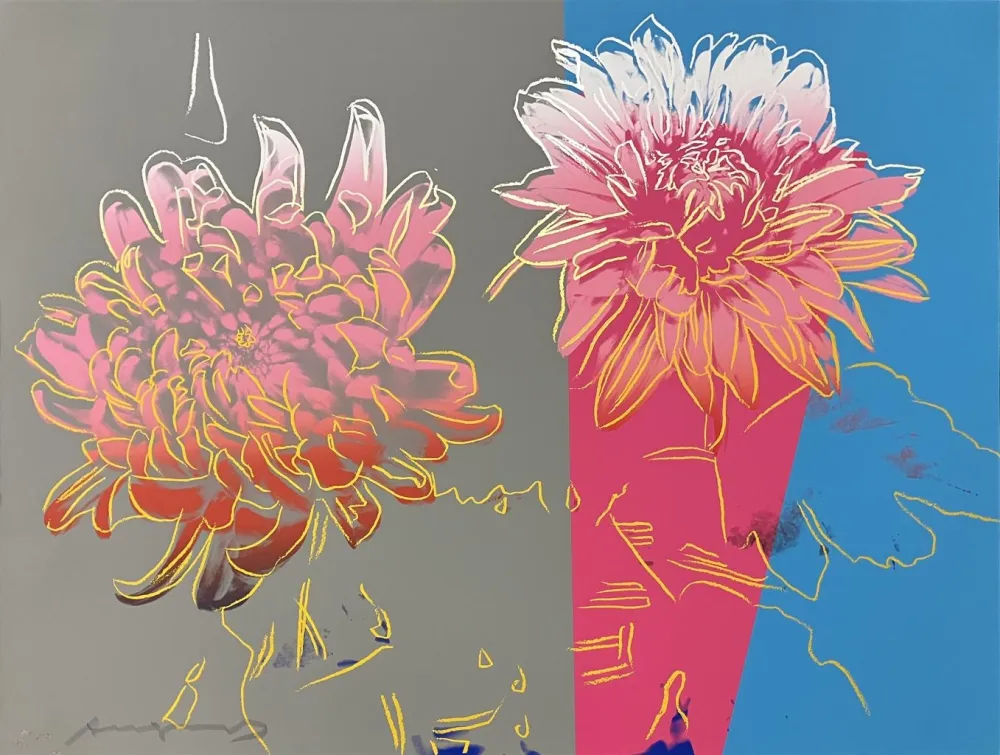シルクスクリーン Warhol - Kiku, II.308