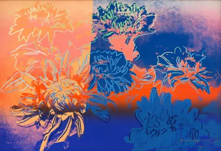 シルクスクリーン Warhol - Kiku, II.309