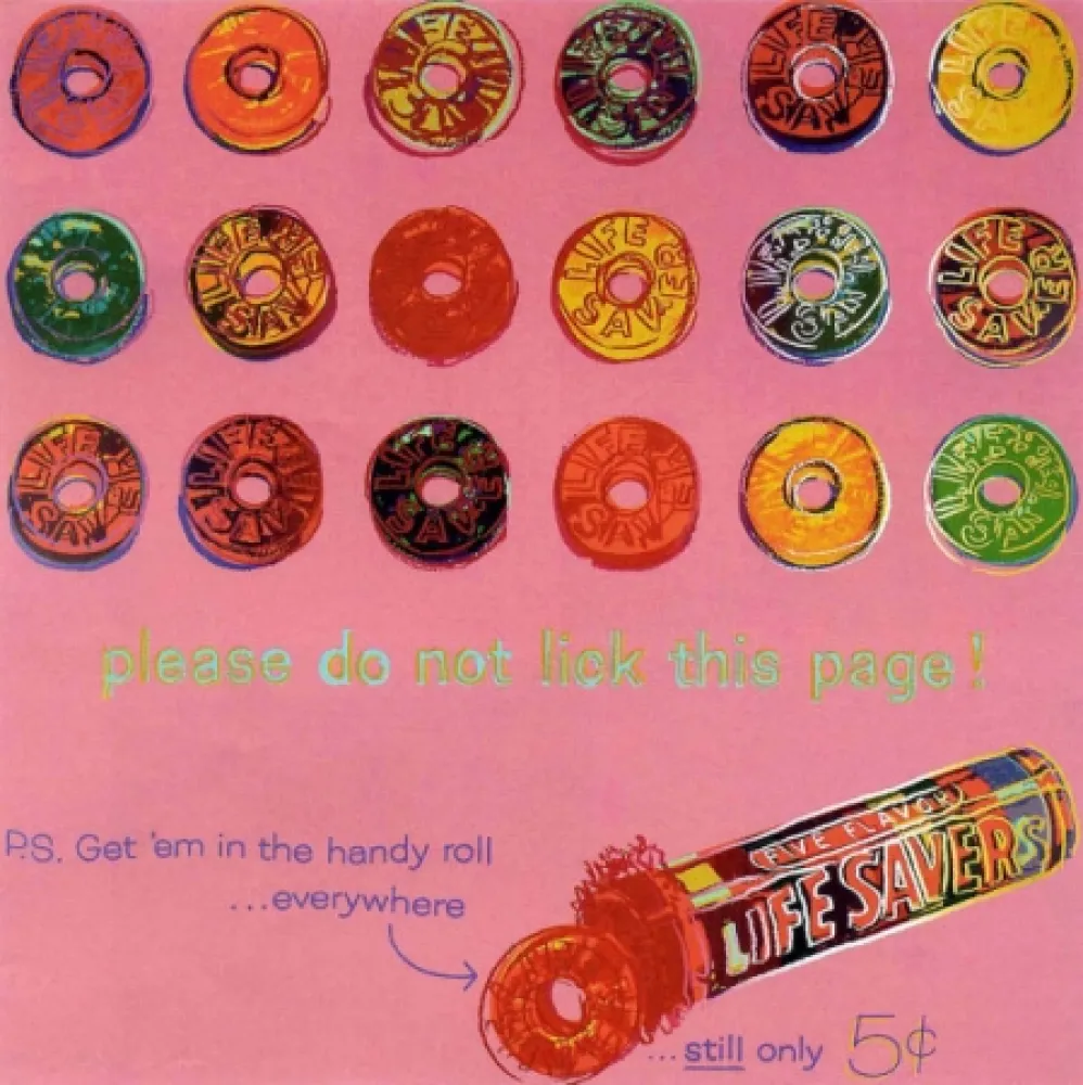 シルクスクリーン Warhol - Life Savers