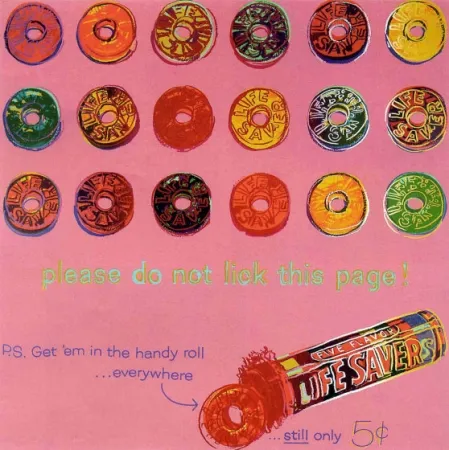 シルクスクリーン Warhol - Life Savers