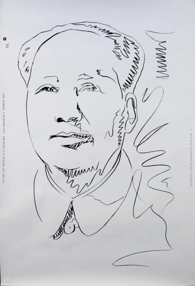 シルクスクリーン Warhol - Mao, 1989-1990 - Very scarce!