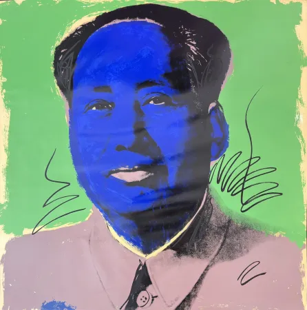 シルクスクリーン Warhol - Mao 90