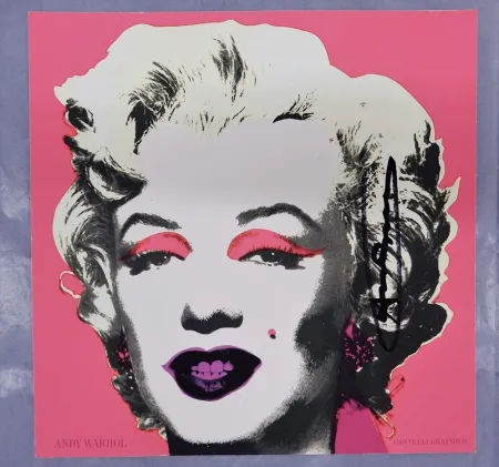 シルクスクリーン Warhol - Marilyn Invitation 12