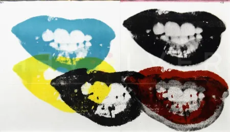 シルクスクリーン Warhol - Marilyn Monroe I Love Your Kiss Forever Forever (FS II.5)