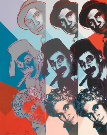 シルクスクリーン Warhol - Marx Brothers (FS II.232)